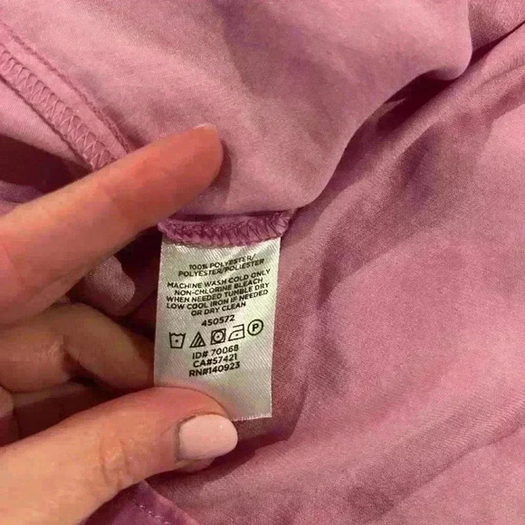 Loft Smocked Ruffle Shell Pink Size Small - Picture 3 of 4